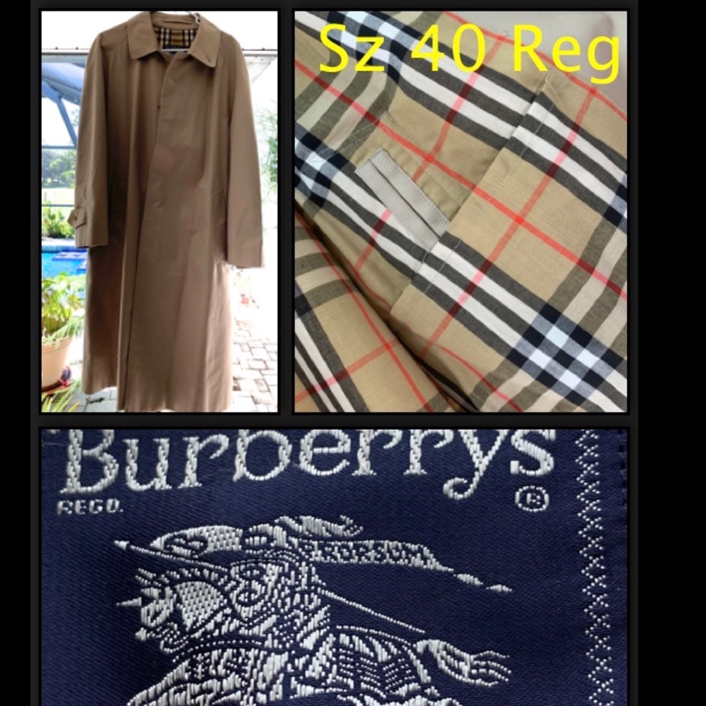 NWOT Burberry London Classic Tan Check Trench Coat